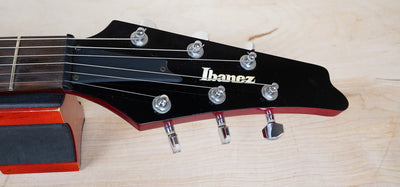 Ibanez FRM100 Paul Gilbert Signature Fireman 2011 Transparent Red w/ Bag