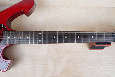 Ibanez FRM100 Paul Gilbert Signature Fireman 2011 Transparent Red w/ Bag