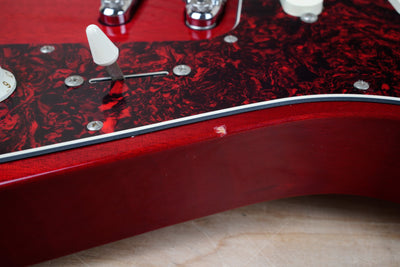 Ibanez FRM100 Paul Gilbert Signature Fireman 2011 Transparent Red w/ Bag