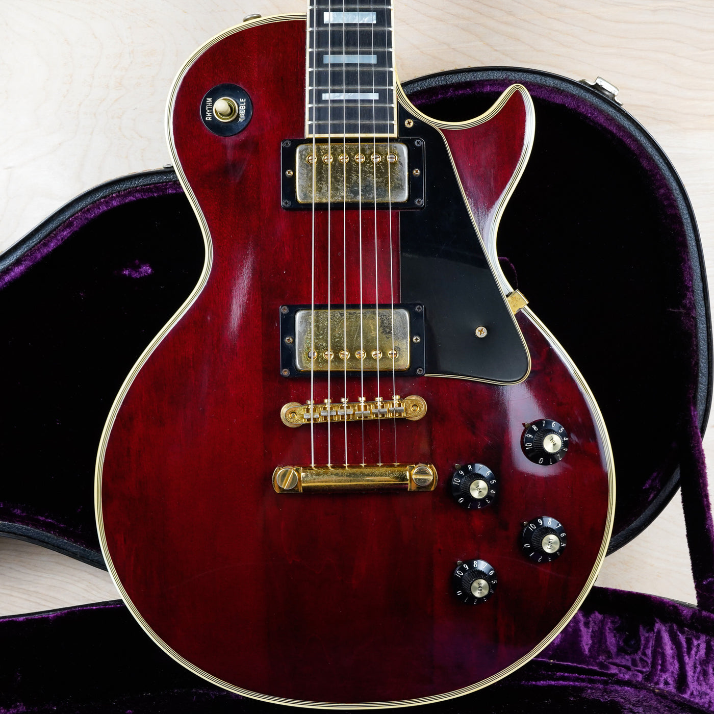 Gibson Les Paul Custom 1975 Wine Red Vintage Original w/ OHSC