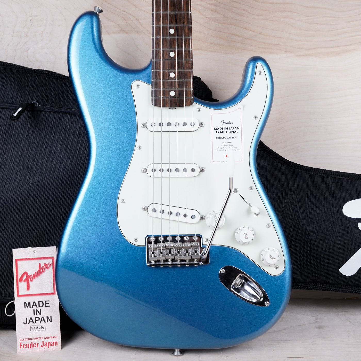 Fender Traditional '60s Stratocaster MIJ 2021 Lake Placid Blue Made in Japan w/ Bag, Hang Tag