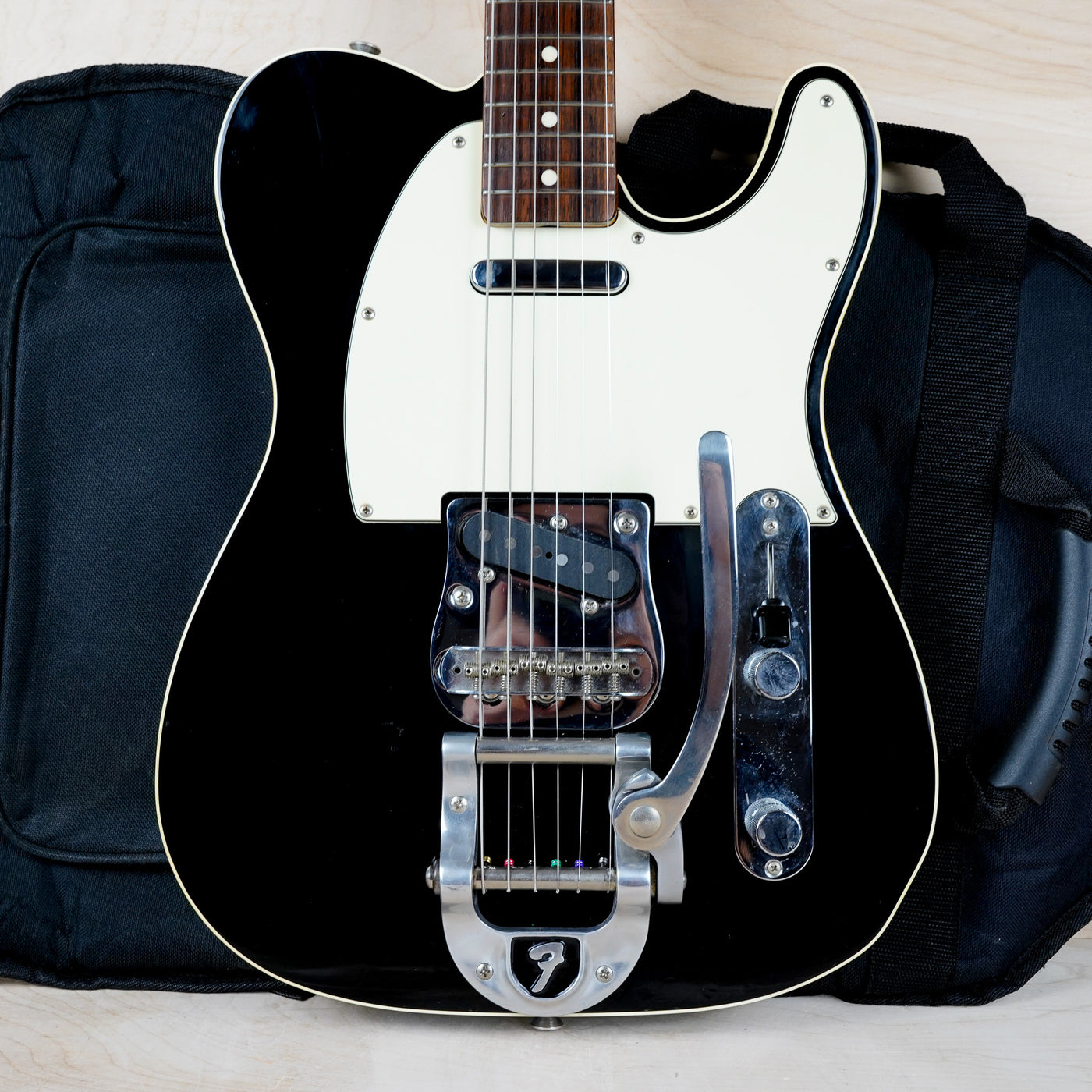 Fender TL62B-BIGS Telecaster w/ Bigsby Tremolo MIJ 2010 Black Japan w/ Bag