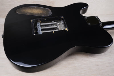 Fender TL-555 Boxer Series Telecaster HH MIJ 1985 Black Vintage Japan w/ Bag