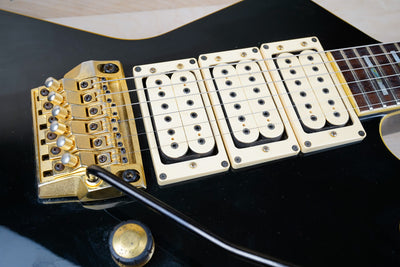 Ibanez Destroyer II DT555 MIJ 1985 Black Vintage Japan Phil Collen w/ Bag