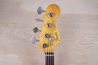 Fender JB62-77FL Fretless Jazz Bass Reissue CIJ 1997 Sunburst Japan w/ Bag