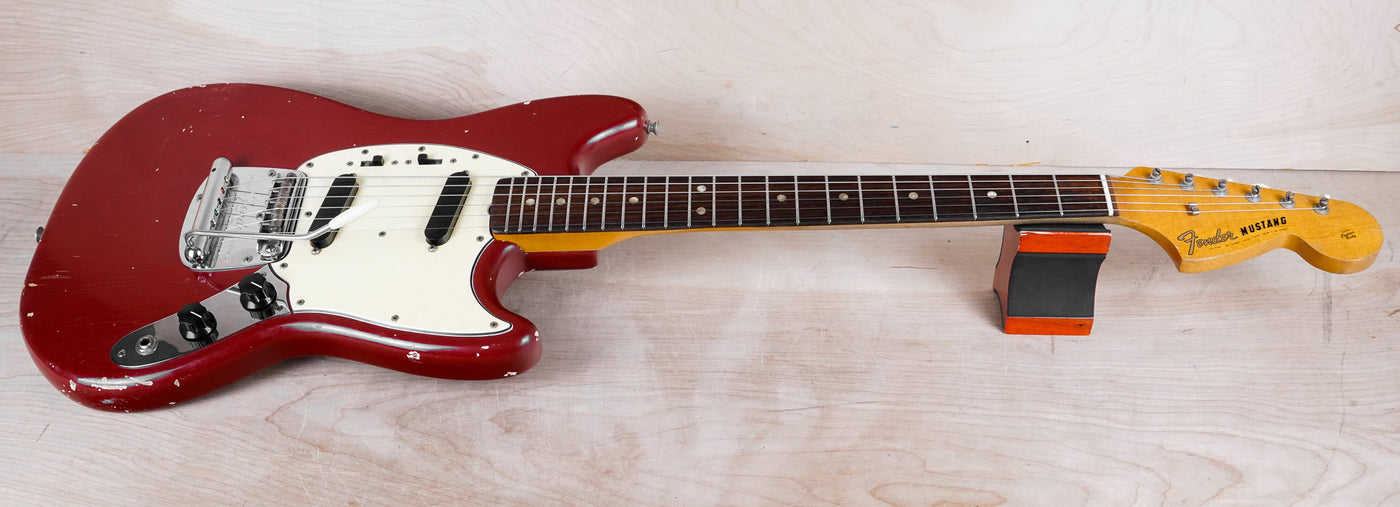 Fender Mustang 1966 Dakota Red Vintage USA w/ Hard Case – A Flash
