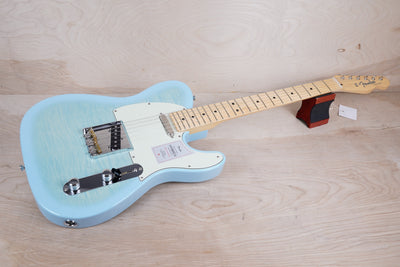 Fender Hybrid II Telecaster MIJ 2024 Flame Celeste Blue Japan Exclusive w/ Bag