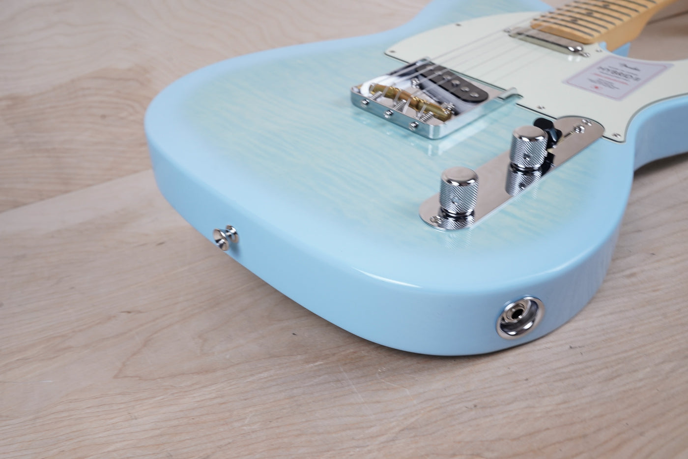 Fender Hybrid II Telecaster MIJ 2024 Flame Celeste Blue Japan Exclusive w/ Bag