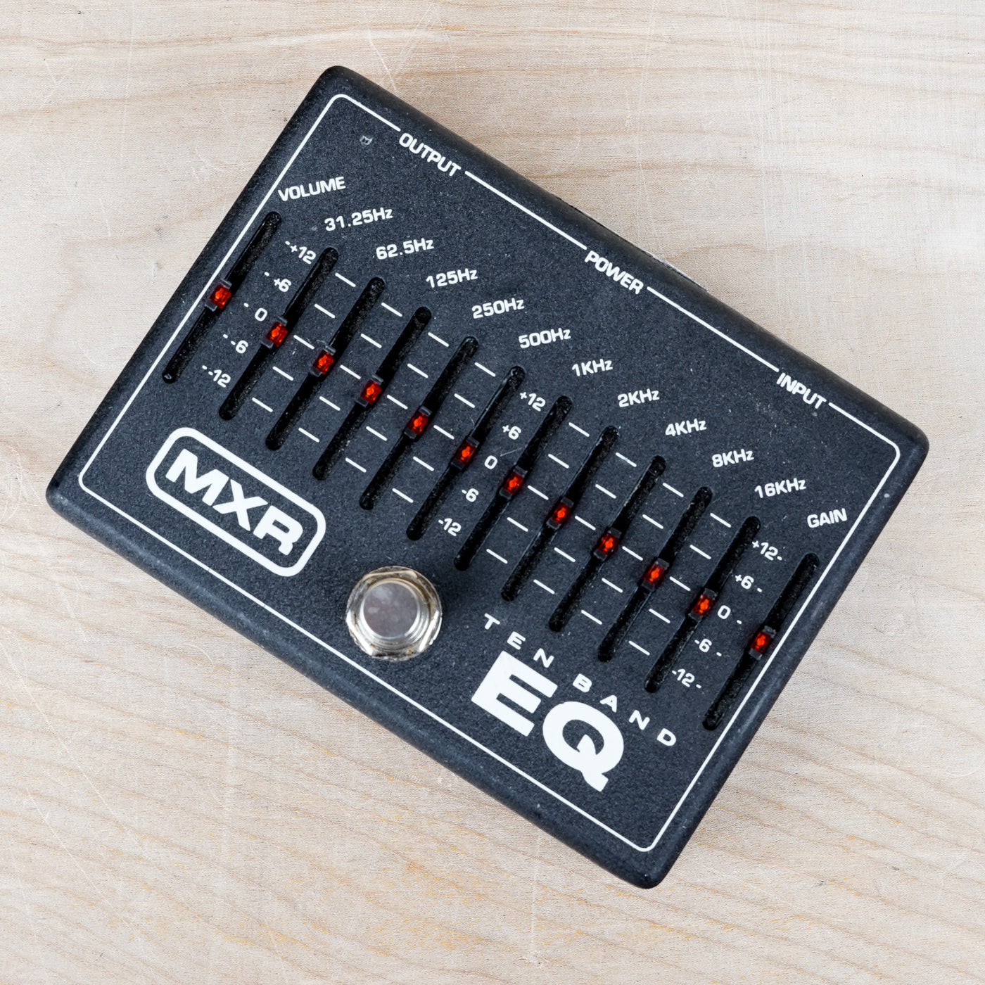 MXR M108 Ten Band EQ Pedal Black