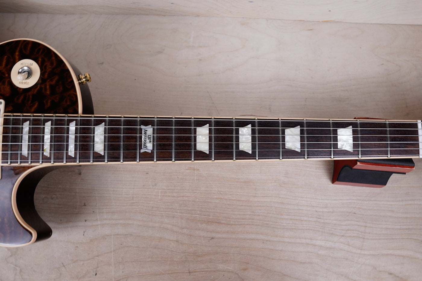 Gibson Les Paul Standard Premium Employee Select Book Matched AAA Quilt Top 2014 Root Beer w/ Hard Case