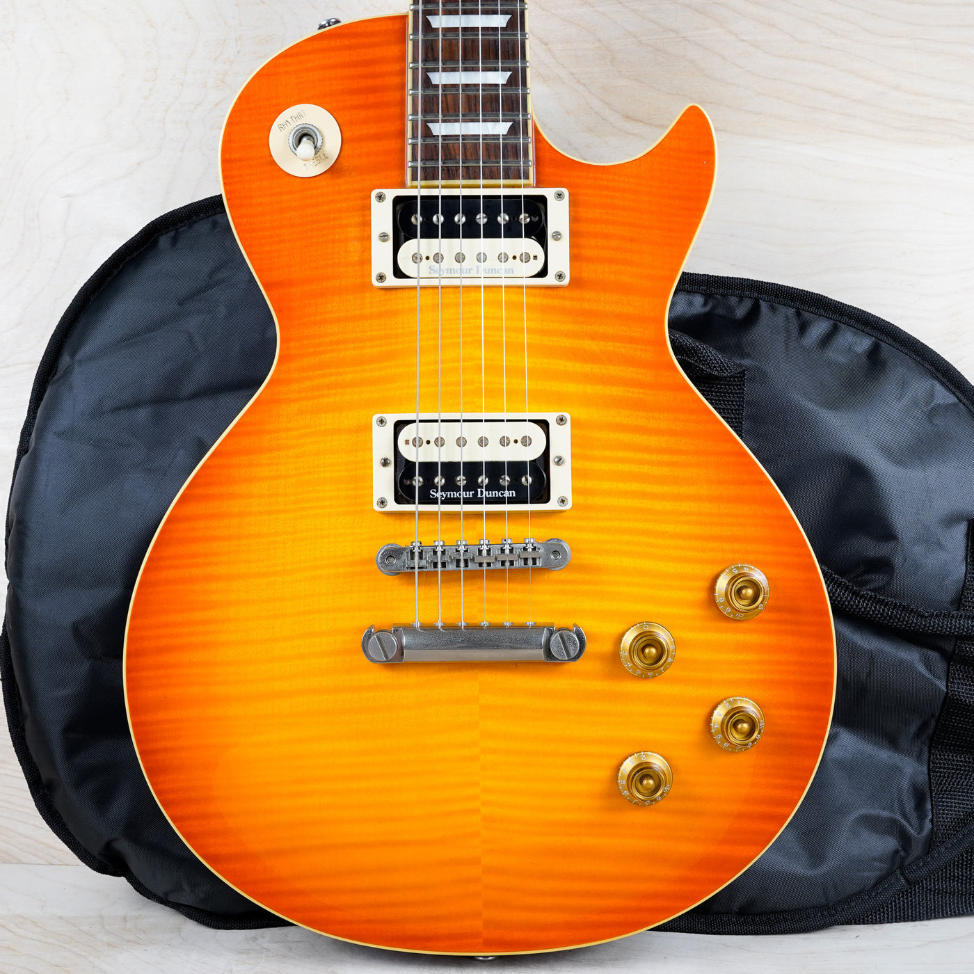 Edwards E-LP-92SD Limited Model MIJ 2007 Vintage Honeyburst Seymour Duncan Pickups w/ Bag