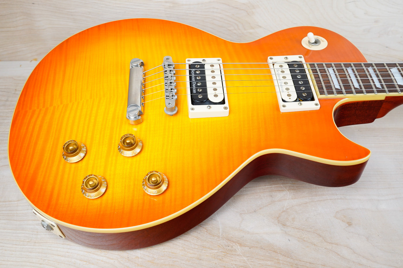 Edwards E-LP-92SD Limited Model MIJ 2007 Vintage Honeyburst Seymour Duncan Pickups w/ Bag