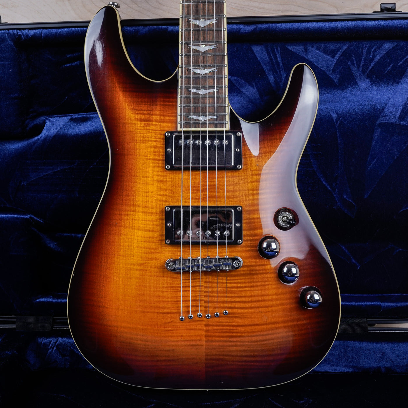 Schecter Diamond Series C-1 Plus 2005 Vintage Sunburst w/ OHSC