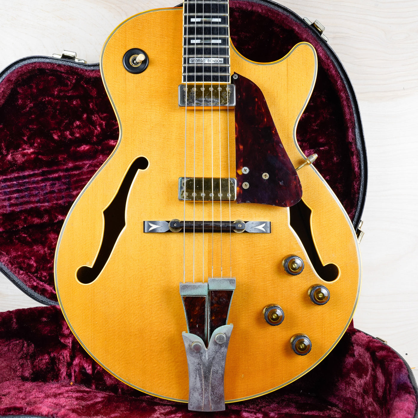 Ibanez GB10 George Benson Signature Hollowbody MIJ 1987 Natural Vintage Japan w/ OHSC