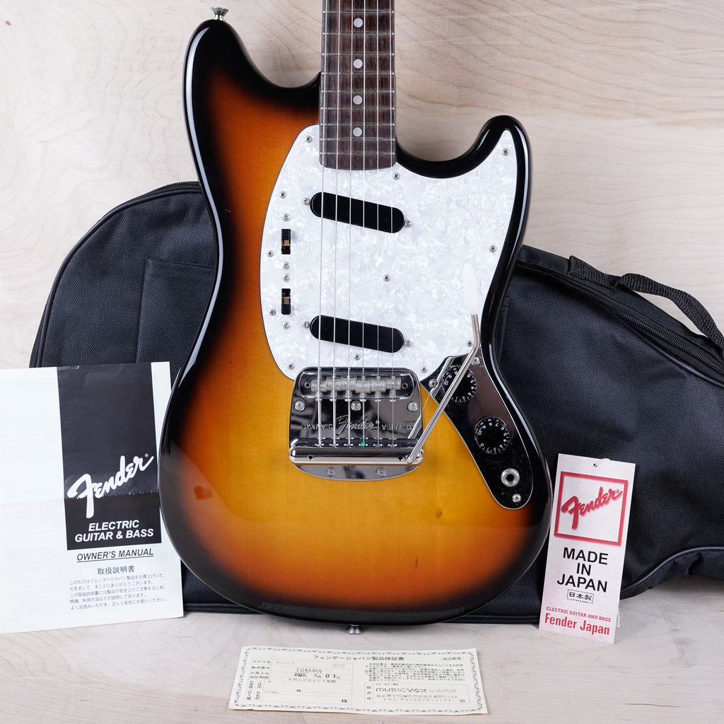 Fender MG-69 Mustang Reissue MIJ 2010 Sunburst Made in Japan w/ Bag, P – A  Flash Flood of Gear