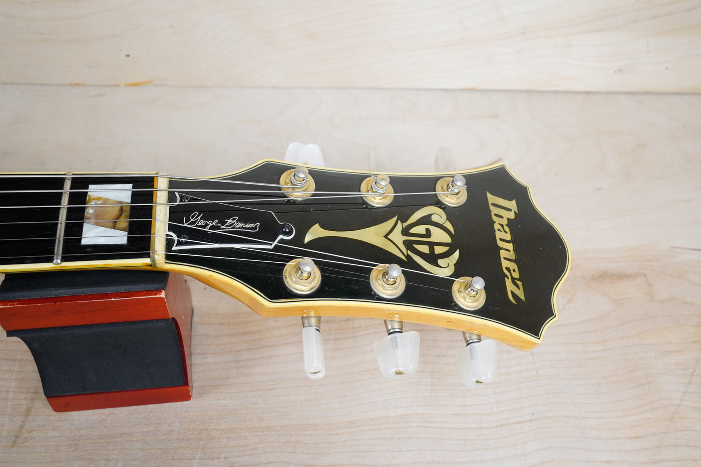 Ibanez GB10 George Benson Signature Hollowbody MIJ 1987 Natural Vintage Japan w/ OHSC