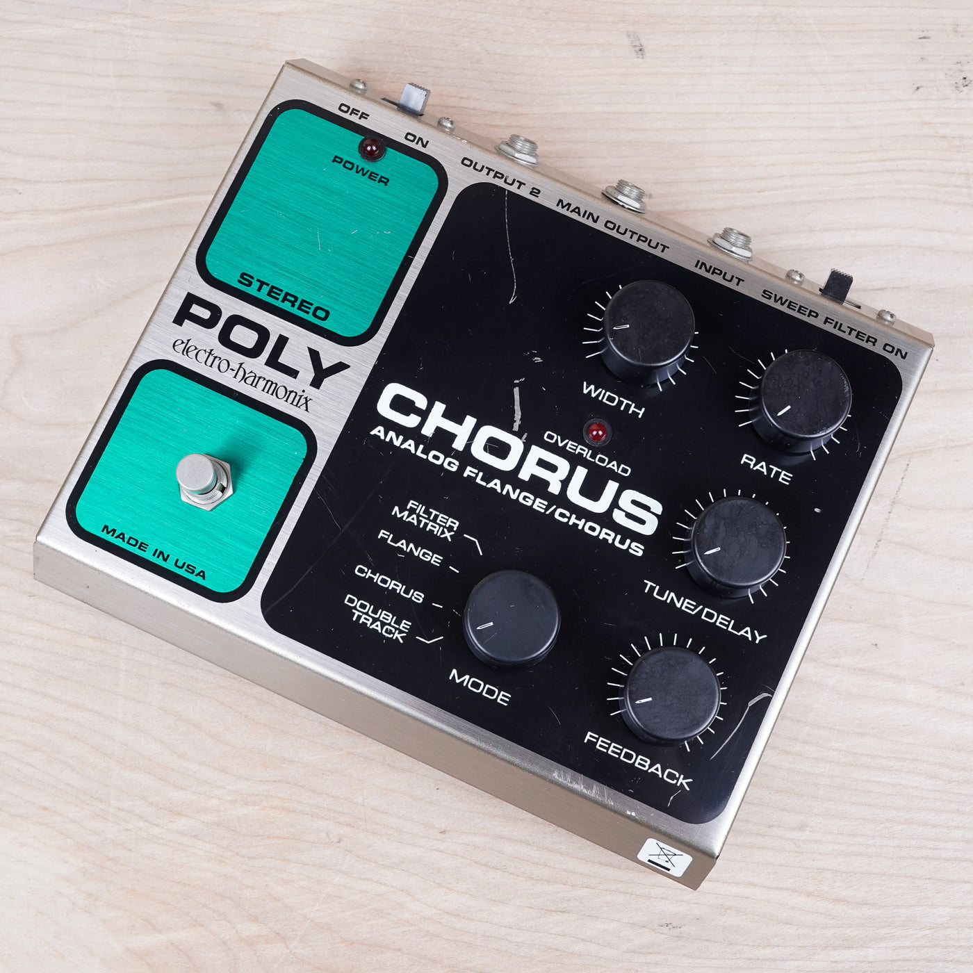 Electro-Harmonix Stereo Poly Chorus Reissue w/ Power Supply