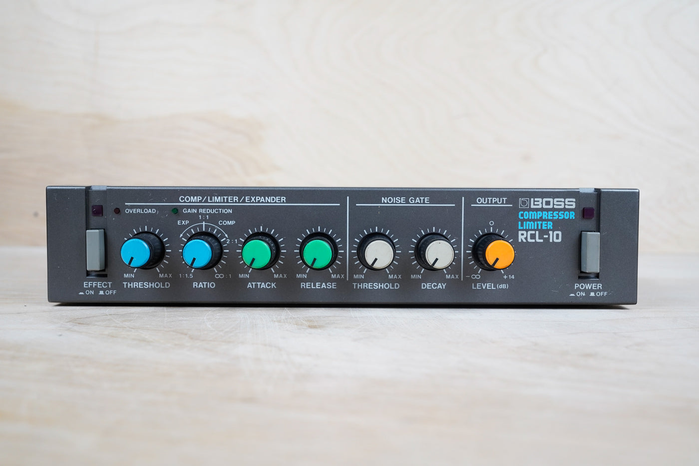 Boss RCL-10 Micro Rack Series Compressor Limiter Black Made in Japan MIJ w/ Box, Manual Power Supply (Copy)