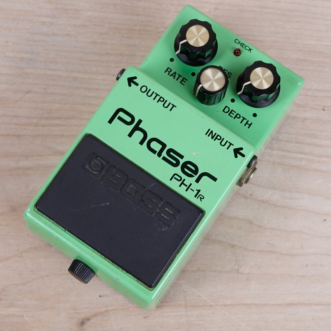 Boss PH-1R Phaser (Black Label) 1982 Green Made in Japan MIJ