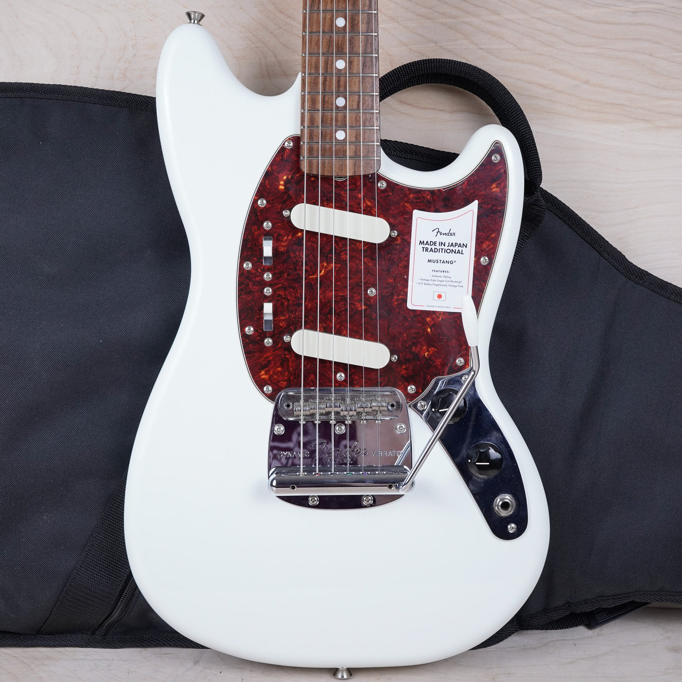 Fender Traditional II '60s Mustang MIJ 2022 Olympic White w/ Bag