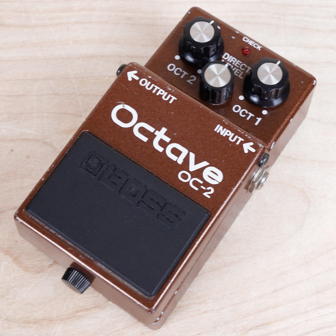 Boss OC-2 Octave (Black Label) 1985 Brown Made in Japan MIJ ACA