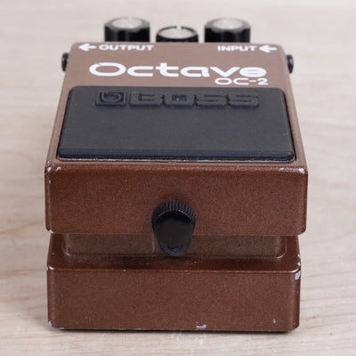 Boss OC-2 Octave (Black Label) 1985 Brown Made in Japan MIJ ACA