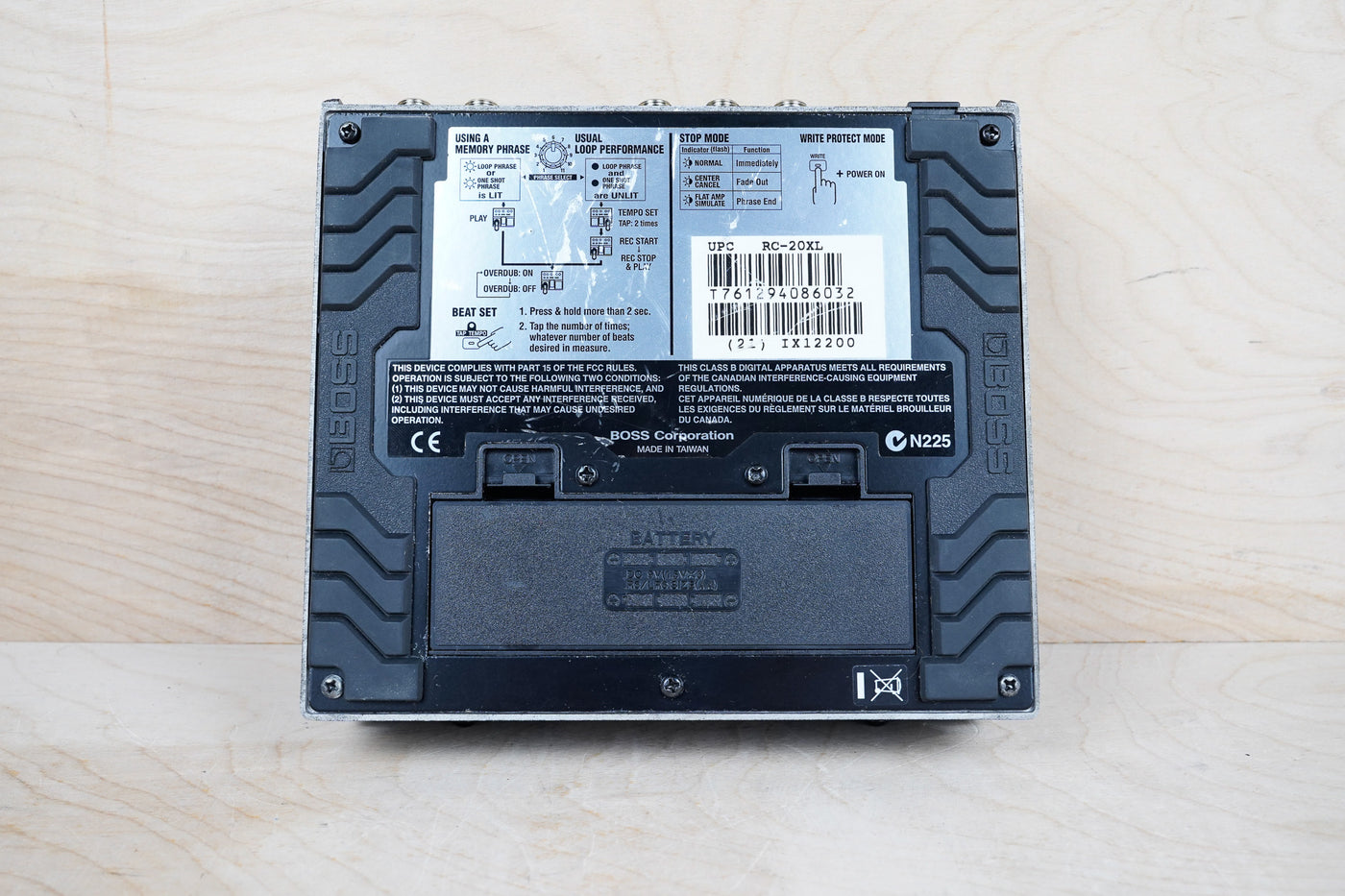 Boss RC-20XL Loop Station Pedal 2008 w/ Boss PSA Power Adapter