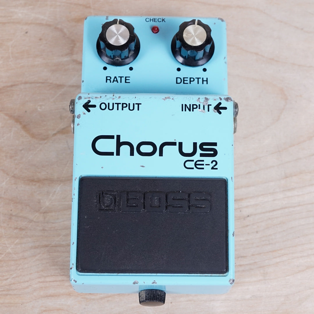 BOSS CE-2 コーラス 日本製 MIJ Boss CE-2 Chorus (Black Label) 1986 Blue Made in Japan MIJ ACA – A