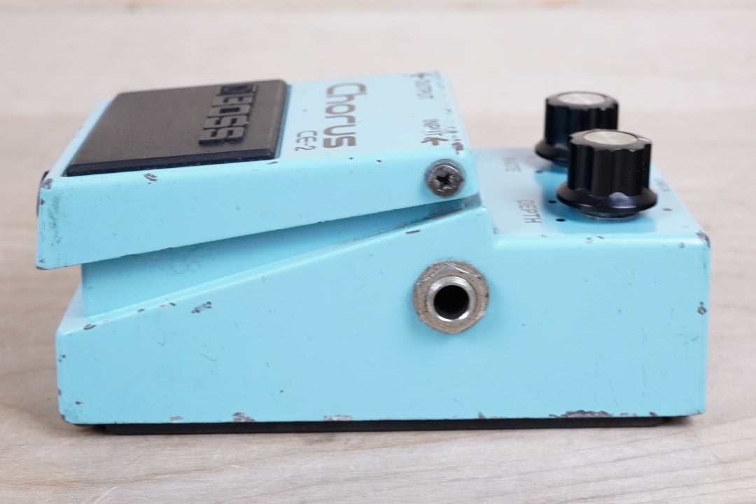 Boss CE-2 Chorus (Black Label) 1986 Blue Made in Japan MIJ ACA – A
