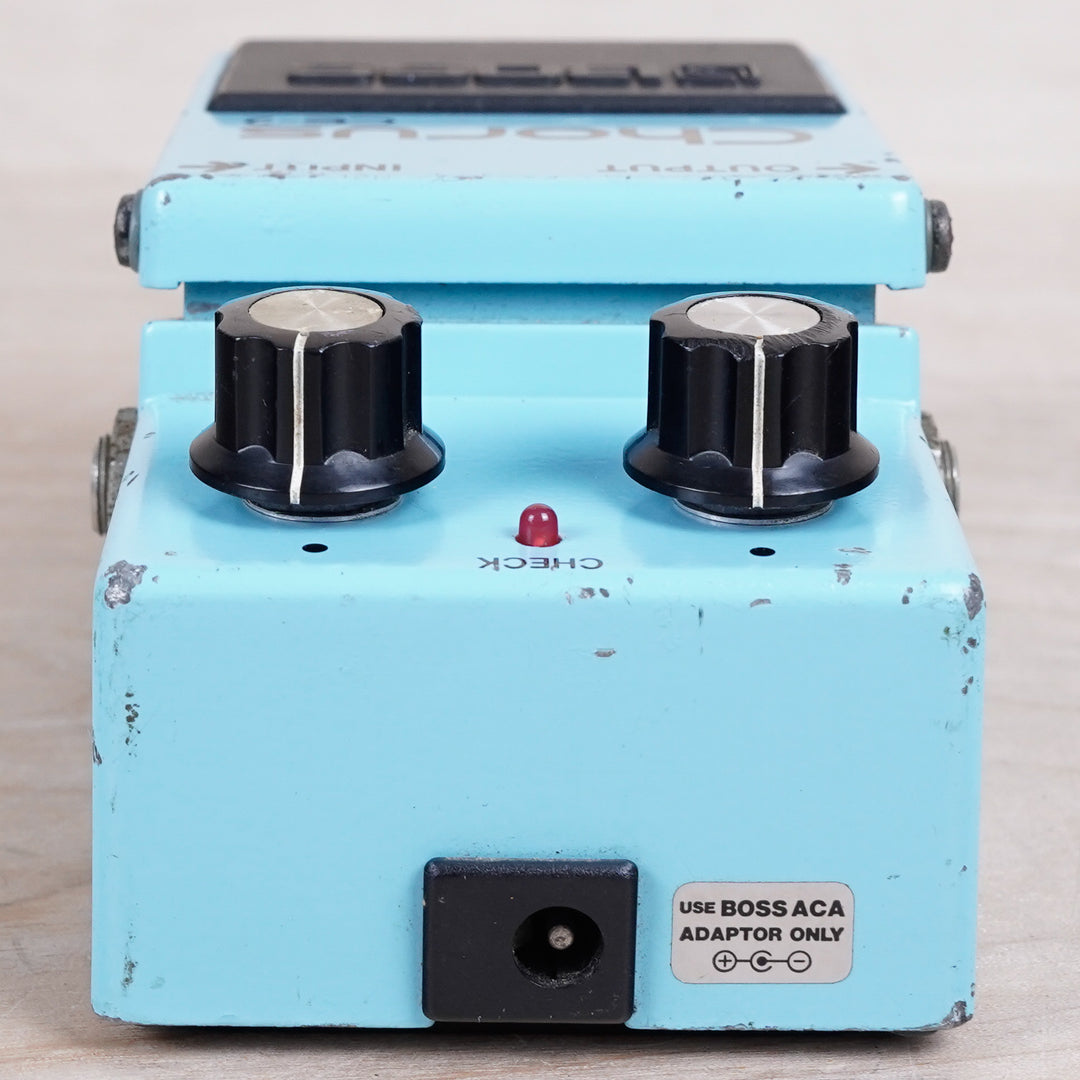 Boss CE-2 Chorus (Black Label) 1986 Blue Made in Japan MIJ ACA – A