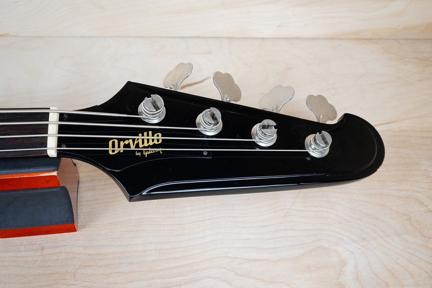 Orville by Gibson TB Thunderbird Bass MIJ 1990 Ebony Lacquer Finish USA Pickups Japan w/ Bag