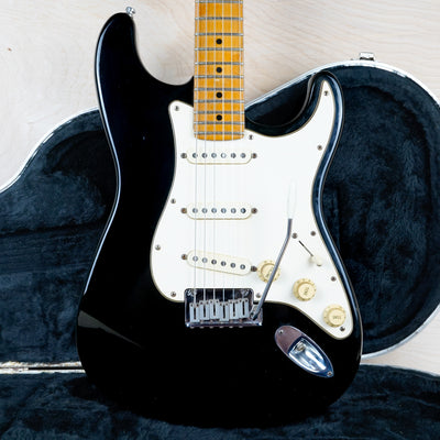 Fender American Standard Stratocaster 50th Anniversary 1996 Black USA w/ Hard Case