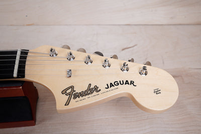 Fender Made in Japan 2025 Collection Traditional II '60s Jaguar 2025 Black w/ Sunburst Competition Stripe w/ Bag