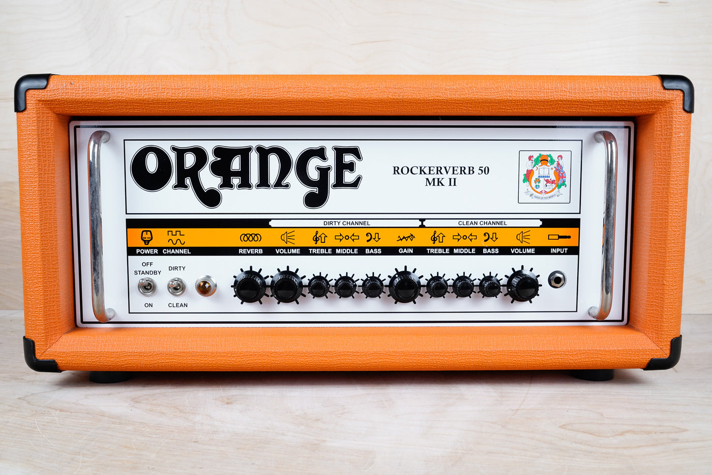 Orange Rockerverb 50 MK II 2-Channel 50-Watt Guitar Amp Head Tube Amplifier 2011 Orange Tolex