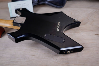 B.C. Rich Warlock WG-035 Mini Guitar 1990's Black Made in Japan MIJ w/ Bag