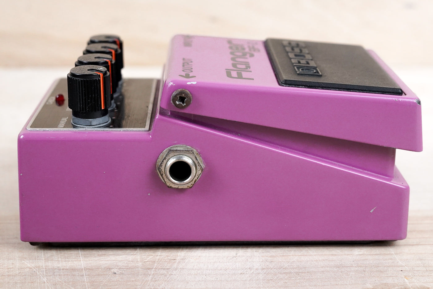 Boss BF-2 Flanger (Green Label) Purple 1984 Made in Japan MIJ