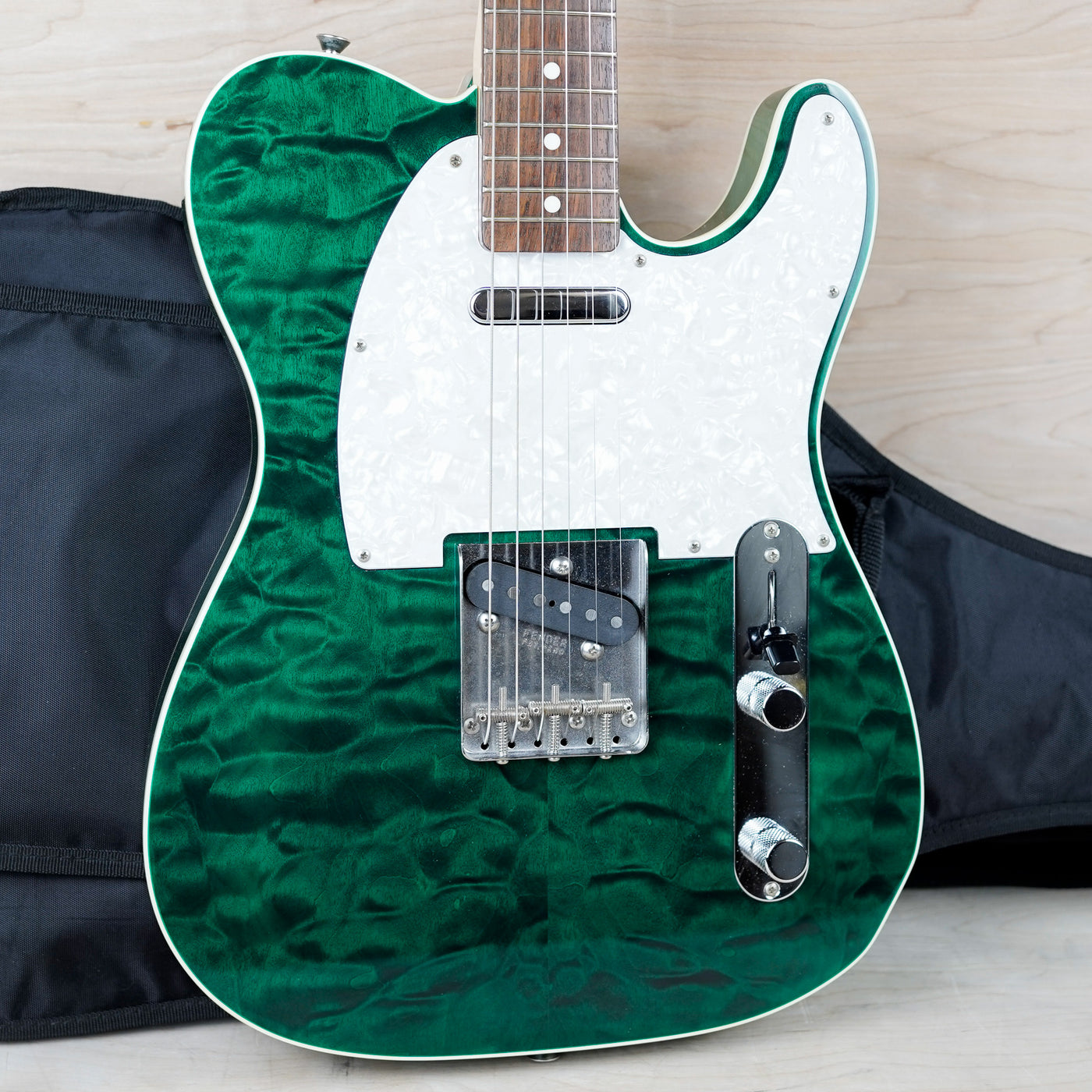 Fender 日本製 TL 62 B green Quilted Maple