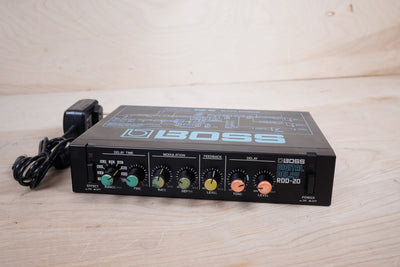 Boss RDD-20 Micro Rack Series Digital Delay Black Made in Japan MIJ w/ Power Supply