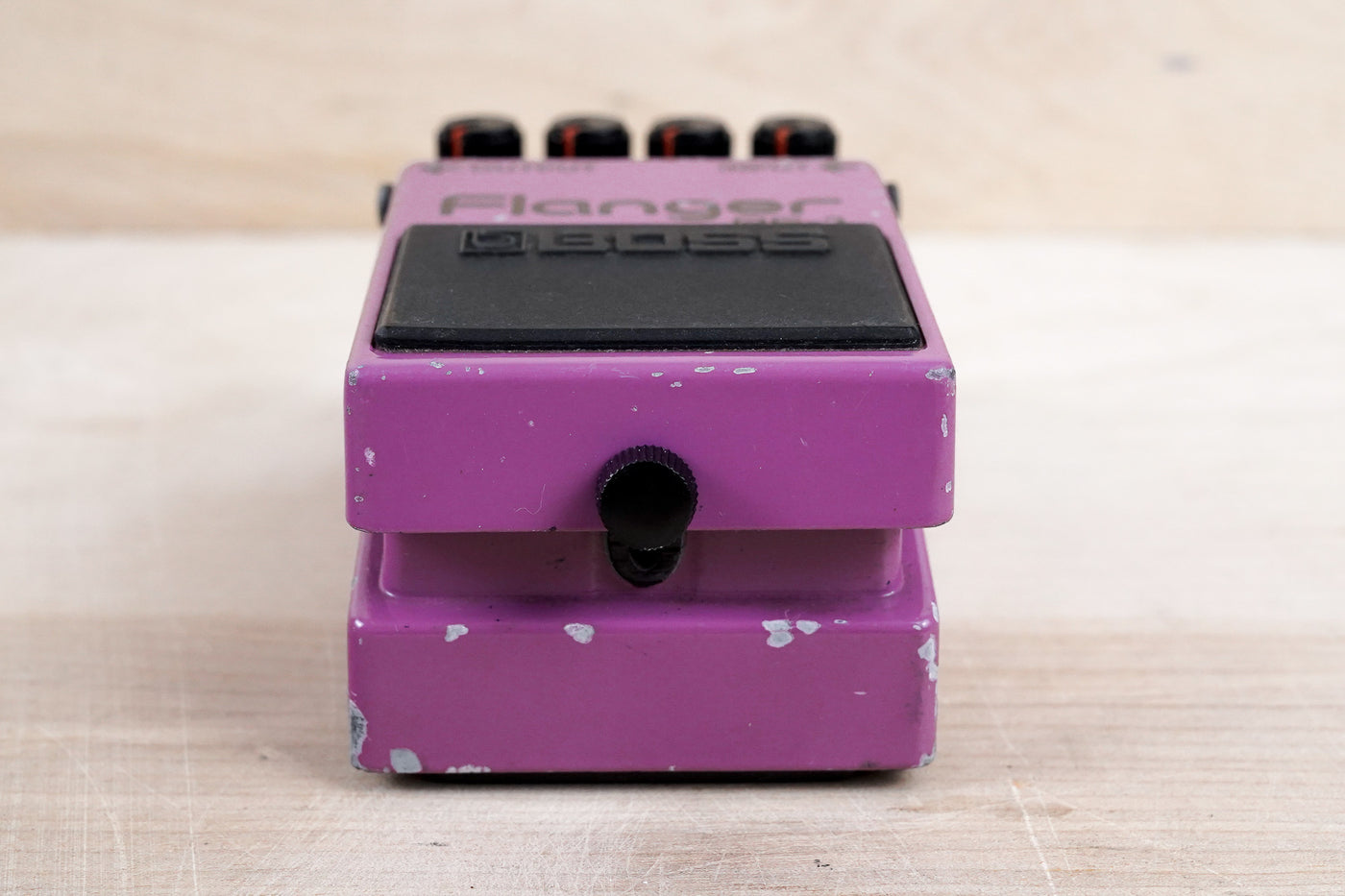 Boss BF-2 Flanger (Green Label) Purple 1985 Made in Japan MIJ