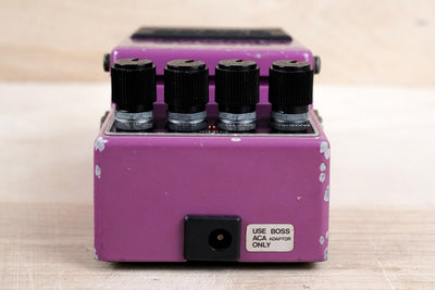 Boss BF-2 Flanger (Green Label) Purple 1985 Made in Japan MIJ