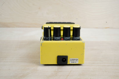 Boss OD-2 Turbo OverDrive (Black Label) 1991 Yellow ACA w/ Box, Manual