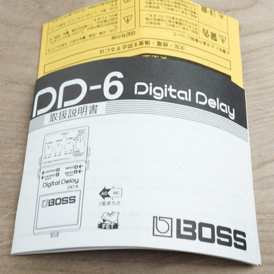 Boss DD-6 Digital Delay Pedal (Dark Grey Label) 2008 MIT w/ Box, Manual