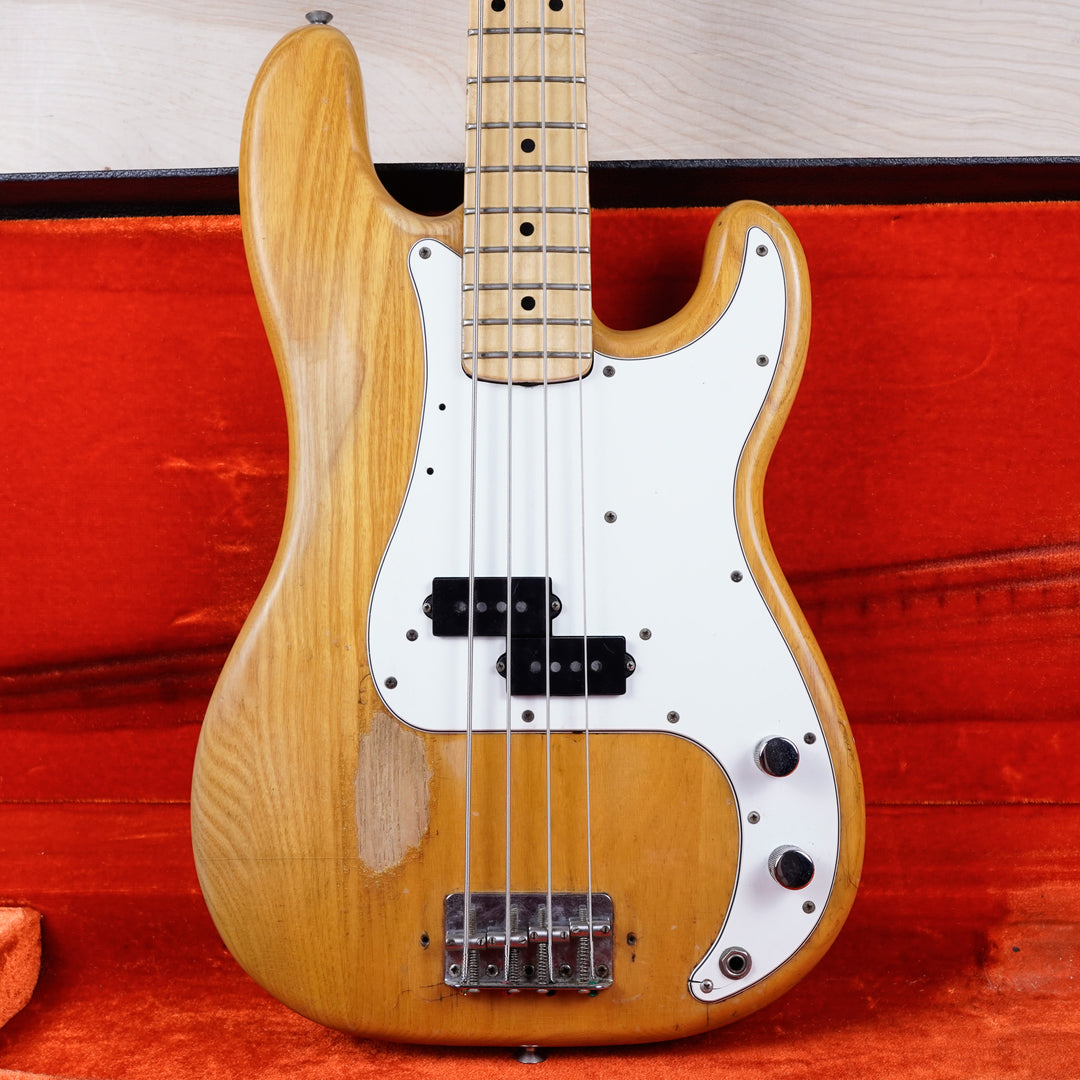 Fender Precision Bass 1975 Natural Vintage USA w/ OHSC – A Flash