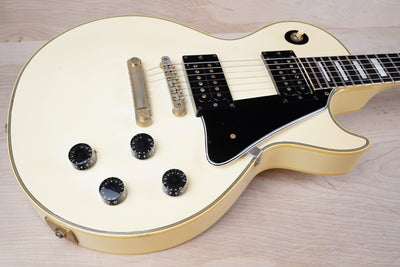 Orville LPC-75 Les Paul Custom MIJ 1990 Alpine White Gibson LP Japan w/ Bag