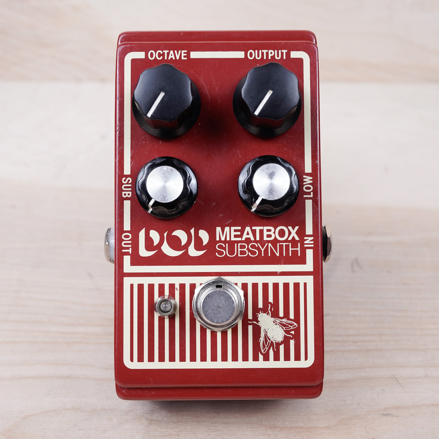 DOD Meatbox Sub Synth Reissue Red Made in USA