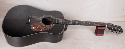 Epiphone PR-350B 1999 Ebony Acoustic Guitar w/ Bag