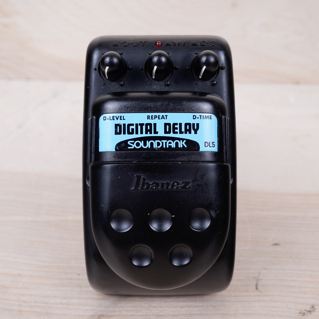 Ibanez SOUNDTANK デジタルディレイ DL5 動作確認済み Ibanez Soundtank DL5 Digital Delay Black Made in Taiwan – A