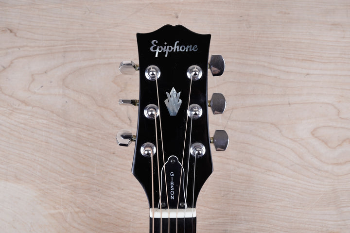 Epiphone PR-350B 1999 Ebony Acoustic Guitar w/ Bag – A Flash Flood
