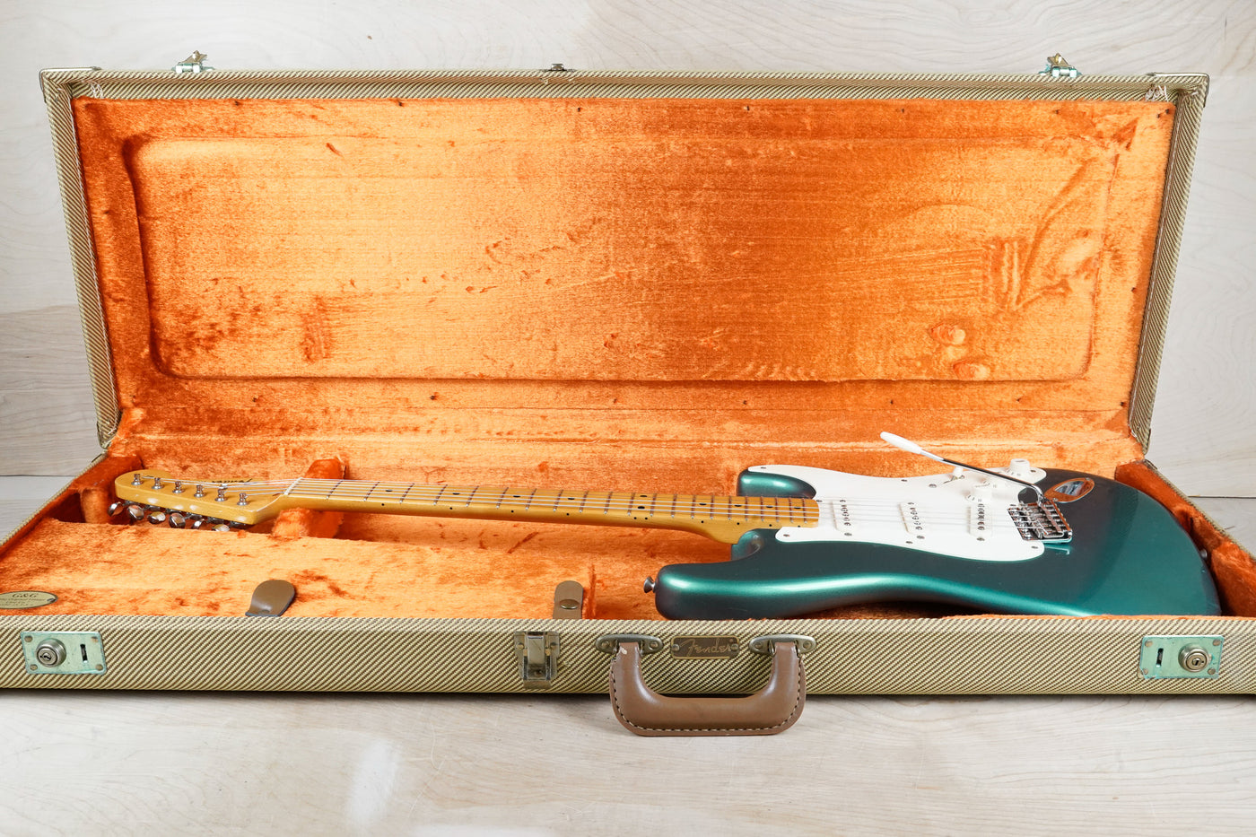 Fender American Vintage '57 Stratocaster Yamano Music 2004 Ocean Turquoise Metallic w/ OHSC