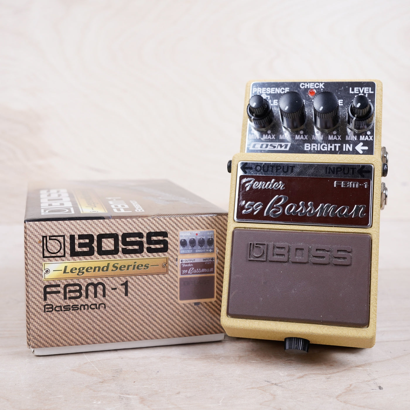 Boss Legend Series FBM-1 Fender '59 Bassman 2007 Tan w/ Box